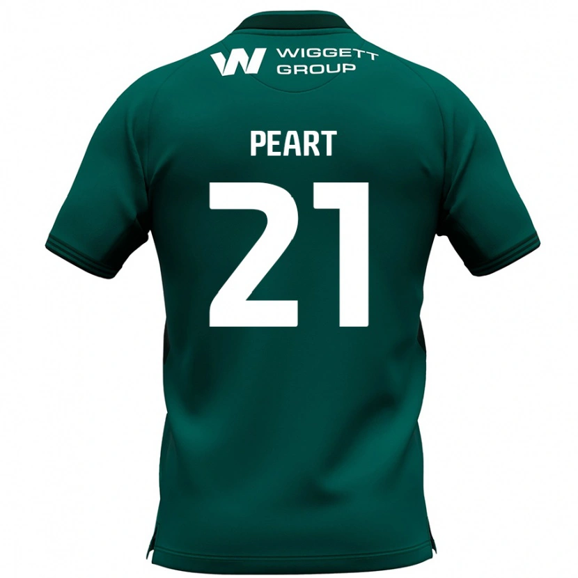 Danxen Homme Maillot Kalani Peart #21 Vert Tenues Extérieur 2024/25 T-Shirt