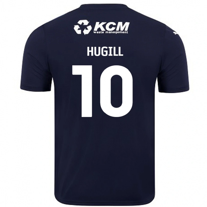 Danxen Homme Maillot Jordan Hugill #10 Bleu Marine Tenues Extérieur 2024/25 T-Shirt