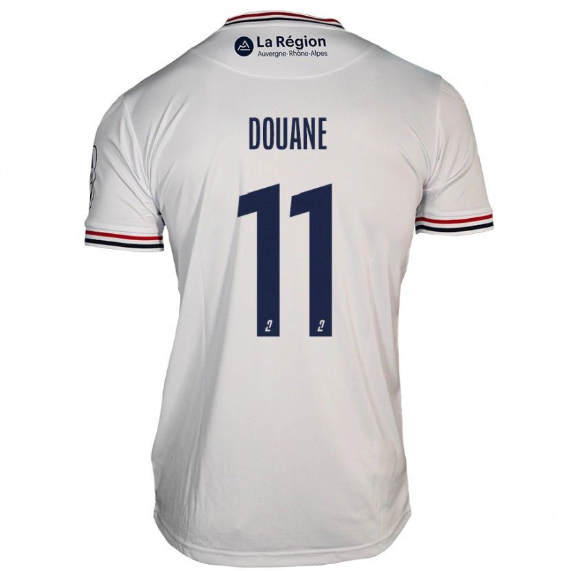 Danxen Homme Maillot Maïdine Douane #11 Blanc Tenues Extérieur 2024/25 T-Shirt