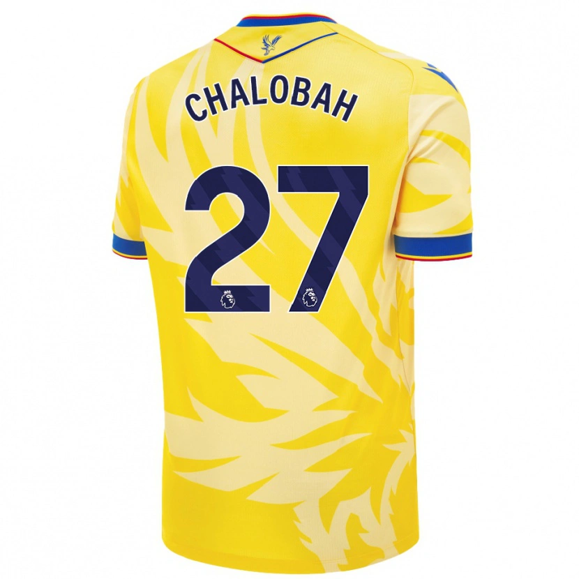 Danxen Enfant Maillot Trevoh Chalobah #27 Jaune Tenues Extérieur 2024/25 T-Shirt