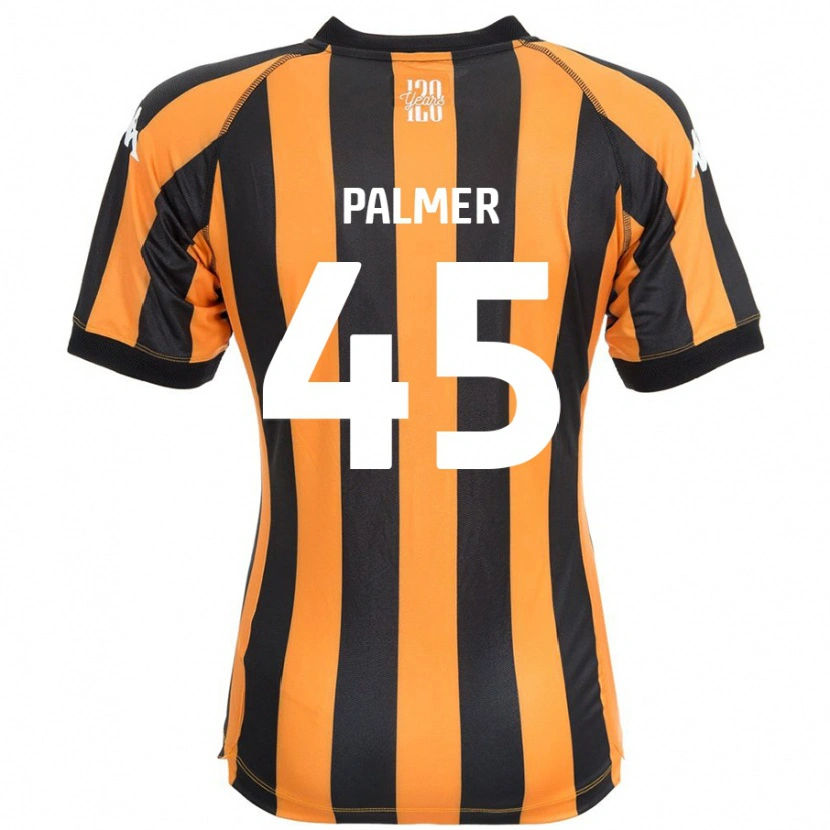 Danxen Enfant Maillot Kasey Palmer #45 Noir Ambre Tenues Domicile 2024/25 T-Shirt