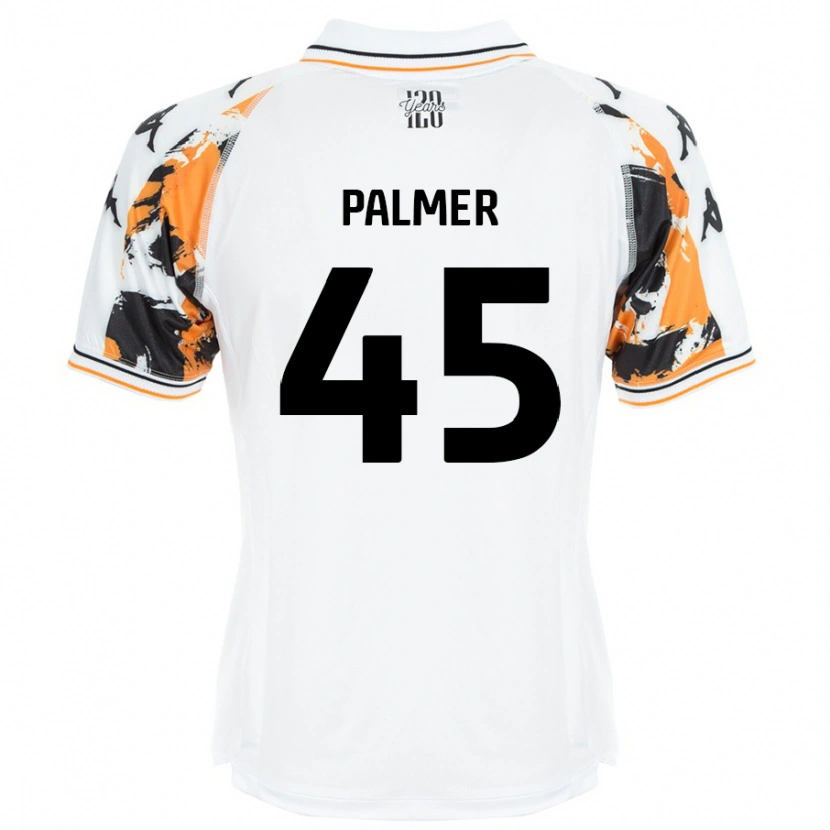 Danxen Enfant Maillot Kasey Palmer #45 Blanc Tenues Extérieur 2024/25 T-Shirt